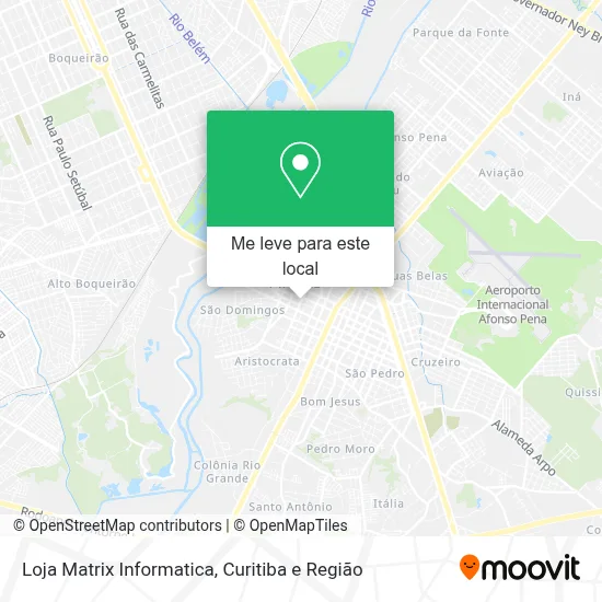 Loja Matrix Informatica mapa