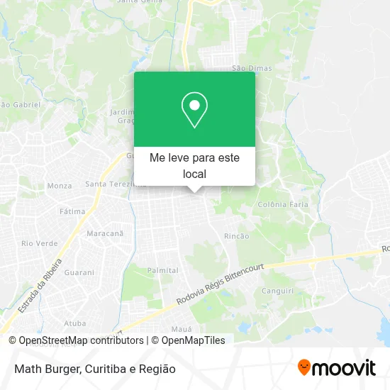 Math Burger mapa