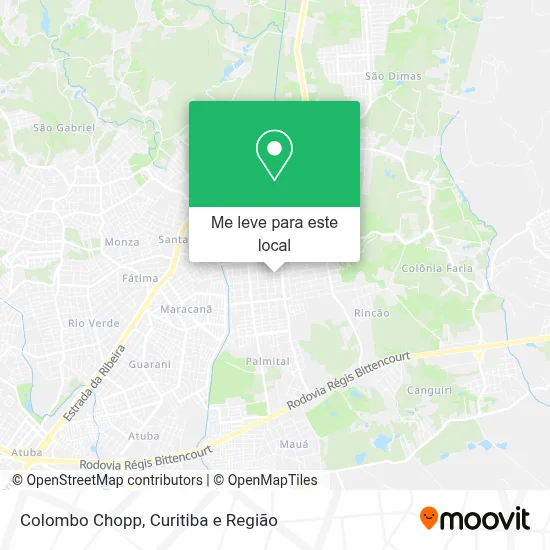 Colombo Chopp mapa