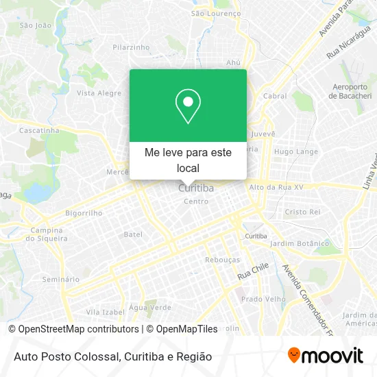 Auto Posto Colossal mapa