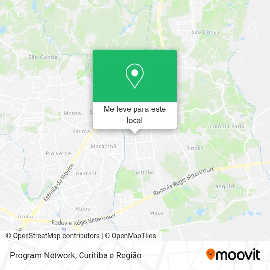 Program Network mapa