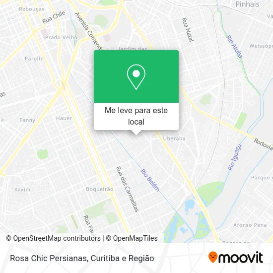 Rosa Chic Persianas mapa