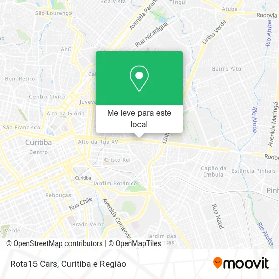 Rota15 Cars mapa