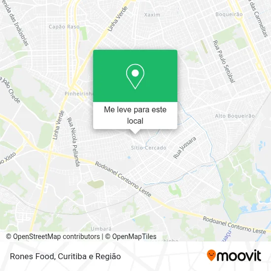 Rones Food mapa