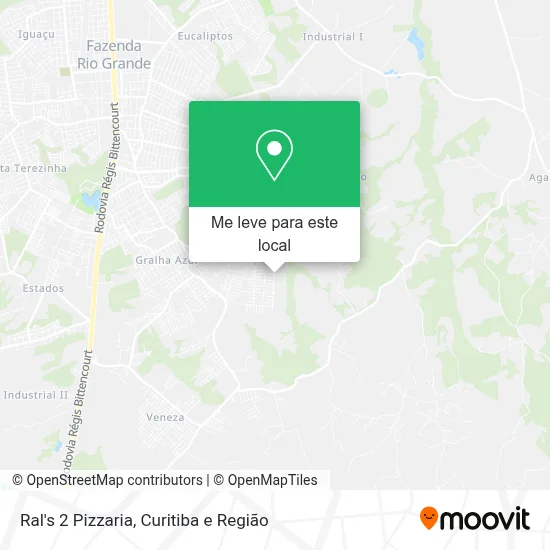 Ral's 2 Pizzaria mapa