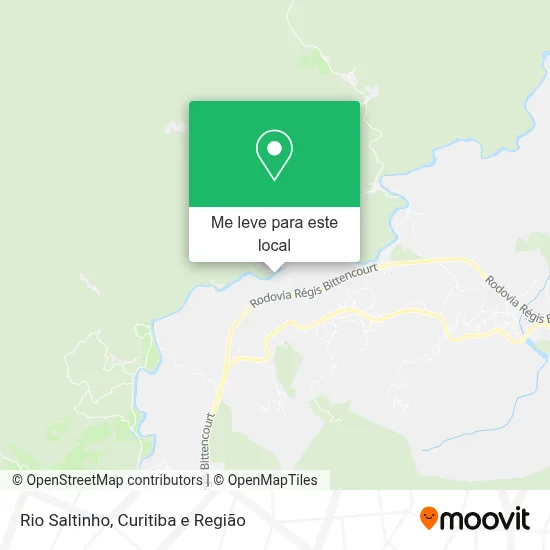Rio Saltinho mapa