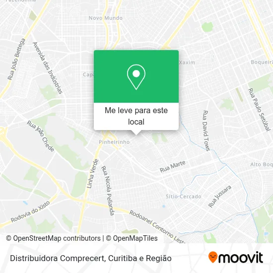 Distribuidora Comprecert mapa
