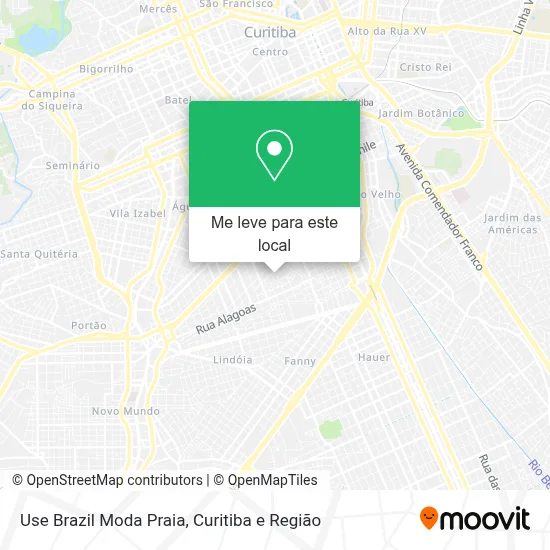 Use Brazil Moda Praia mapa