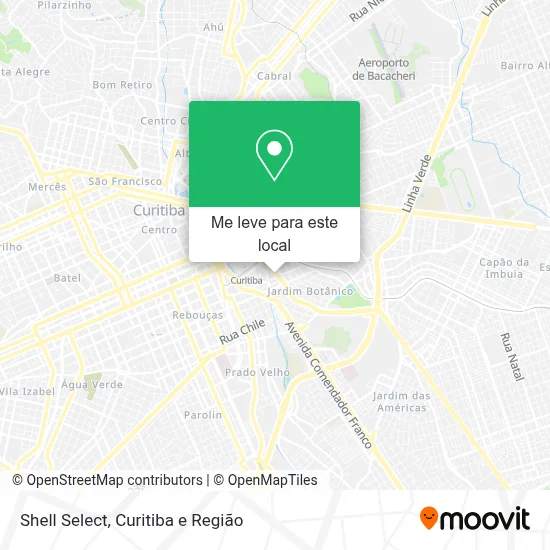 Shell Select mapa