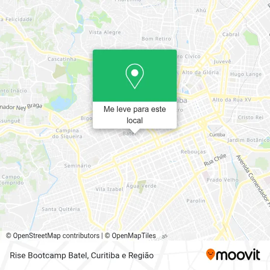 Rise Bootcamp Batel mapa