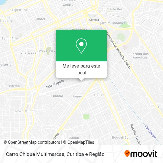 Carro Chique Multimarcas mapa