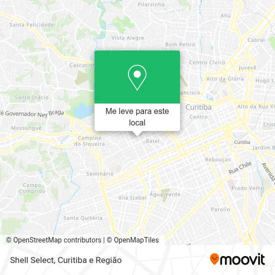 Shell Select mapa