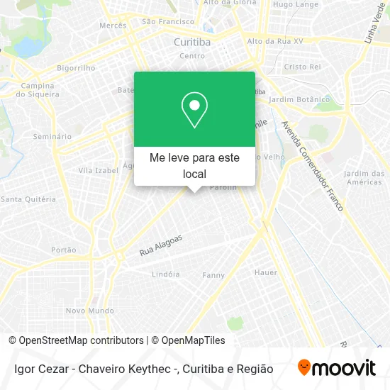 Igor Cezar - Chaveiro Keythec - mapa