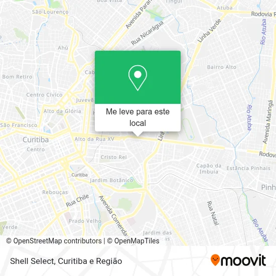 Shell Select mapa