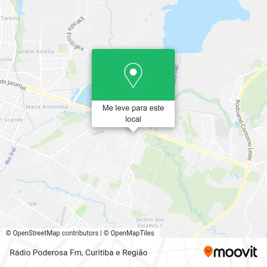 Rádio Poderosa Fm mapa
