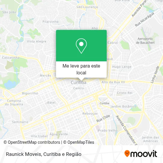 Raunick Moveis mapa