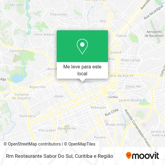 Rm Restaurante Sabor Do Sul mapa
