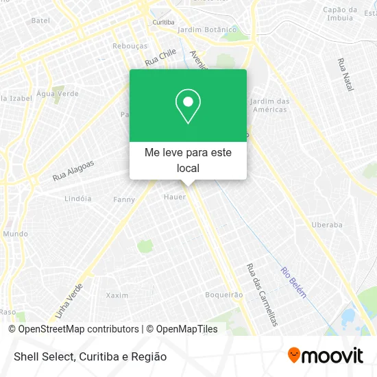 Shell Select mapa