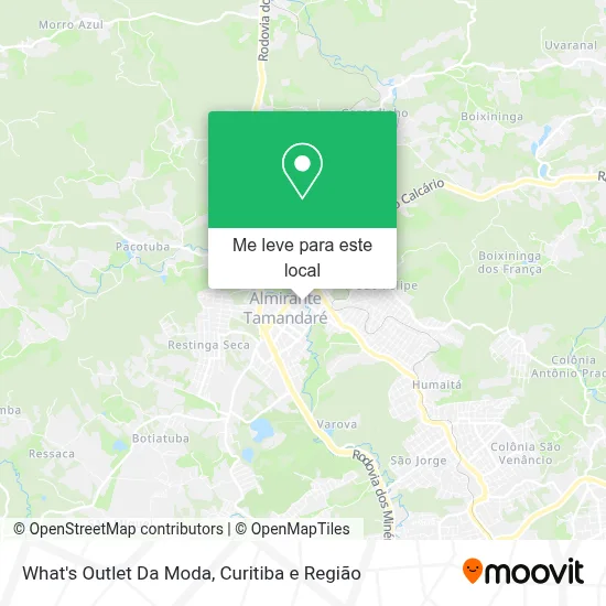 What's Outlet Da Moda mapa