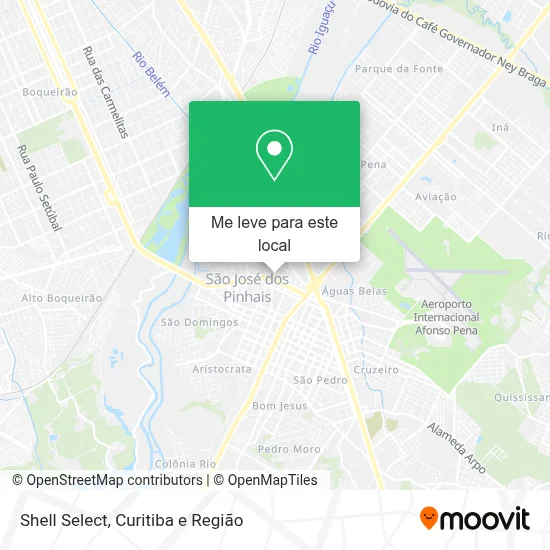 Shell Select mapa