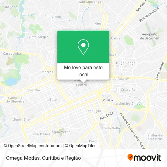 Omega Modas mapa