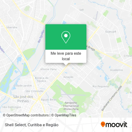 Shell Select mapa