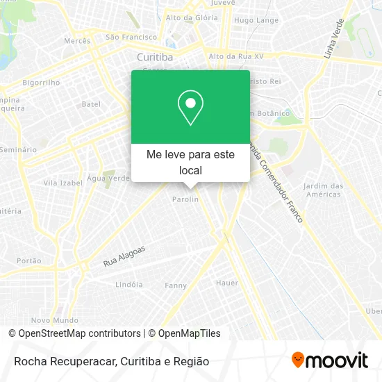 Rocha Recuperacar mapa