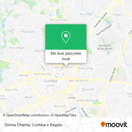 Divina Chama mapa