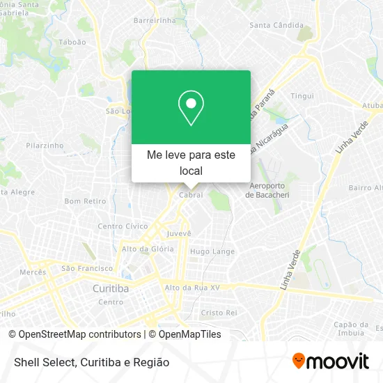 Shell Select mapa