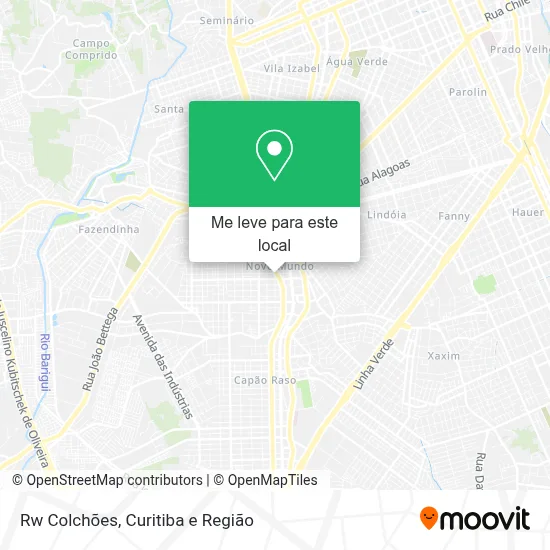 Rw Colchões mapa
