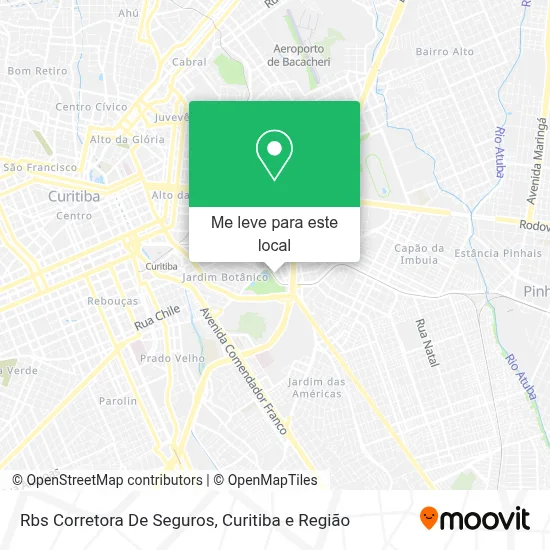Rbs Corretora De Seguros mapa