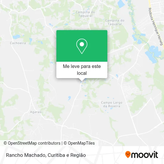 Rancho Machado mapa