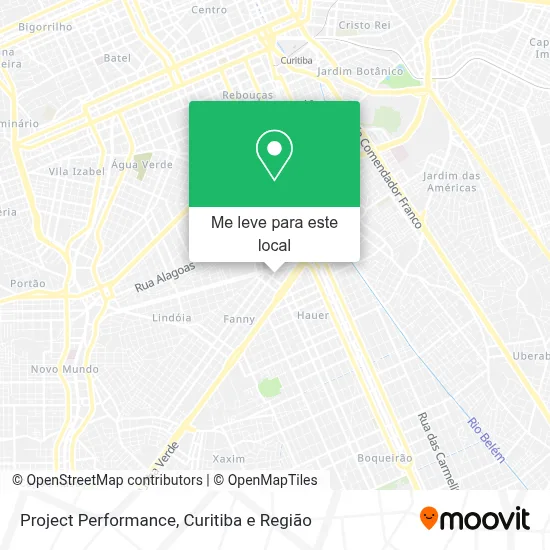 Project Performance mapa
