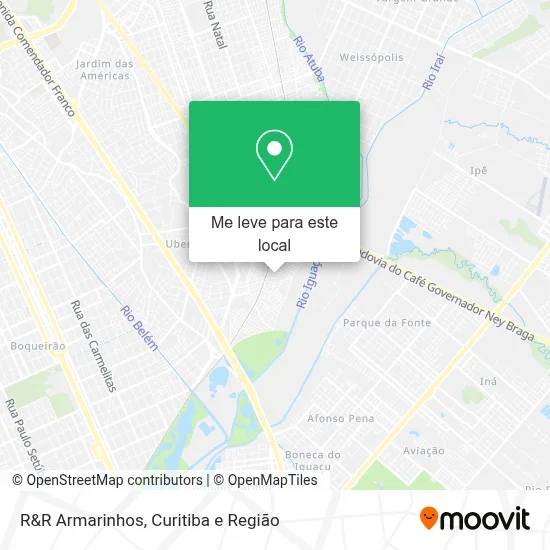 R&R Armarinhos mapa