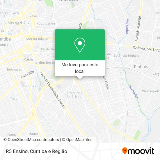 R5 Ensino mapa