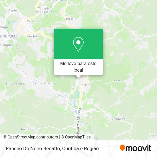Rancho Do Nono Benatto mapa