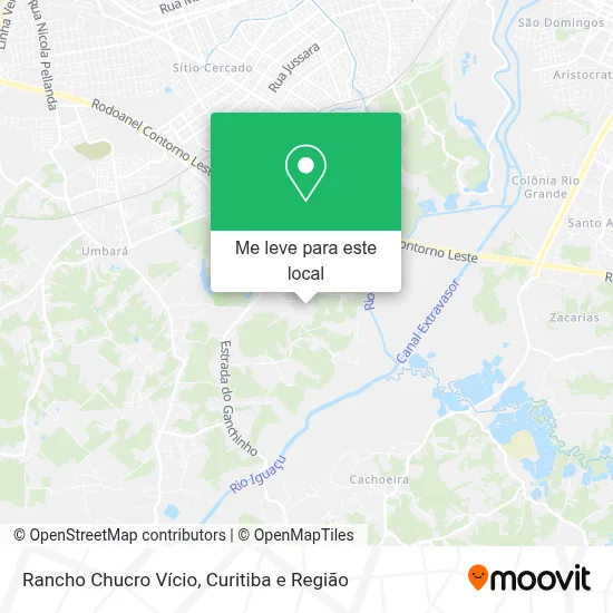 Rancho Chucro Vício mapa