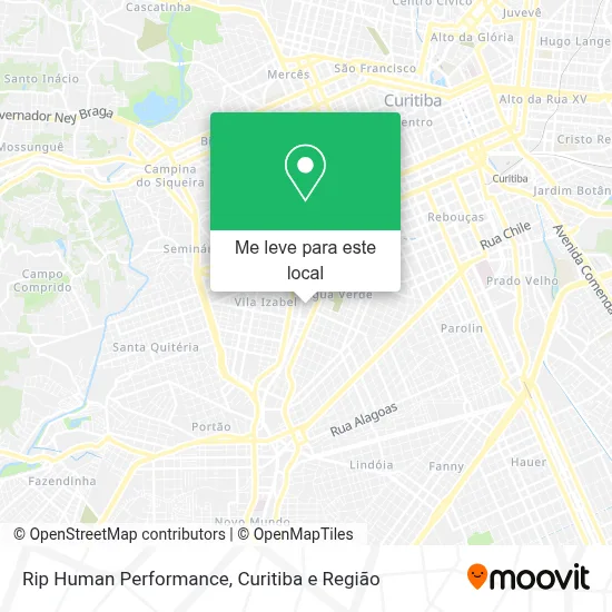 Rip Human Performance mapa