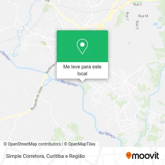 Simple Corretora mapa