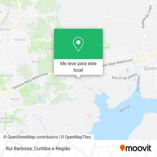 Rui Barbosa mapa