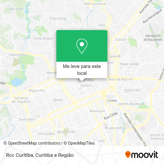 Rcc Curitiba mapa