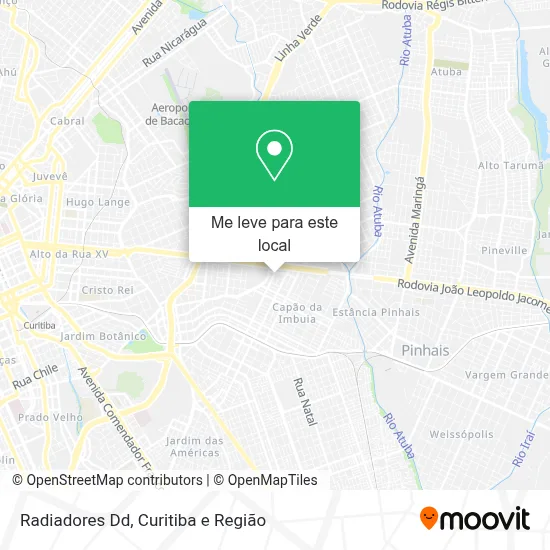 Radiadores Dd mapa
