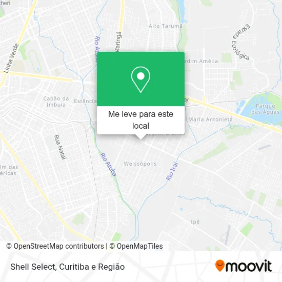 Shell Select mapa