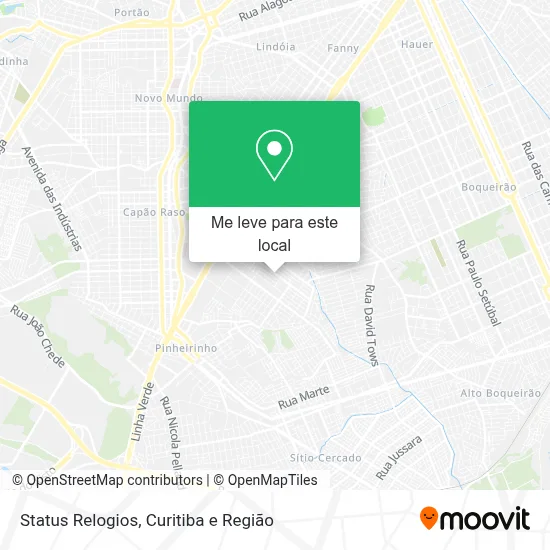 Status Relogios mapa