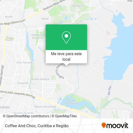Coffee And Choc mapa