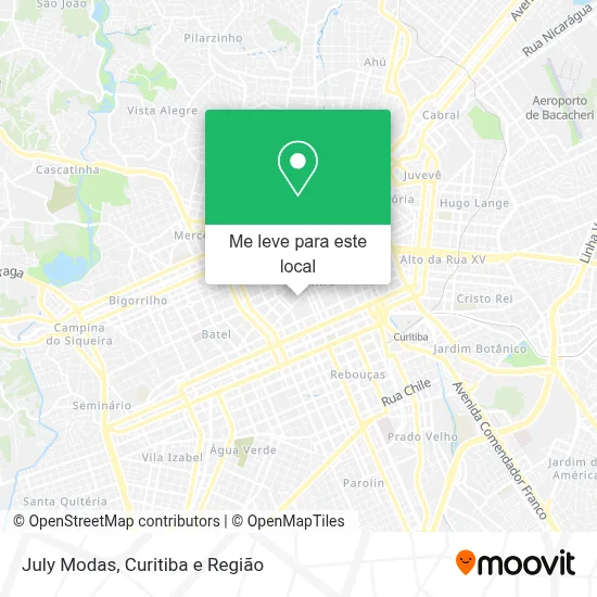 July Modas mapa