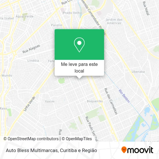 Auto Bless Multimarcas mapa