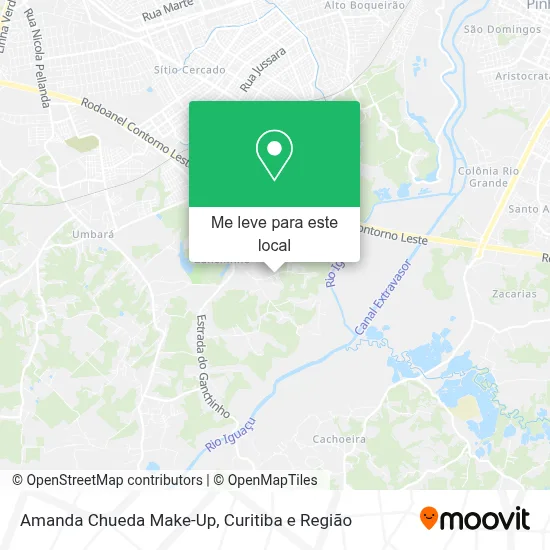 Amanda Chueda Make-Up mapa