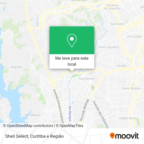 Shell Select mapa