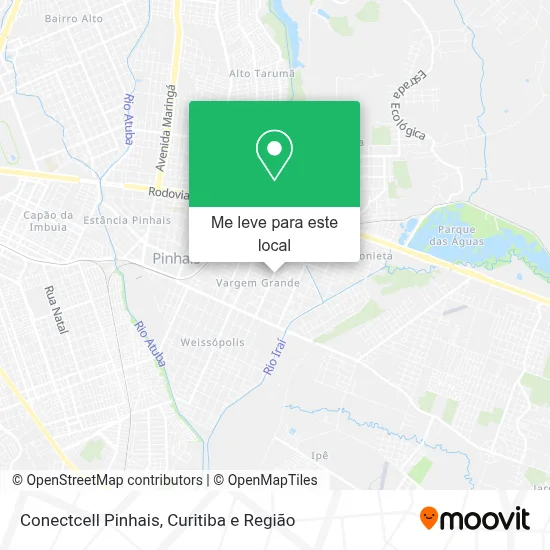 Conectcell Pinhais mapa